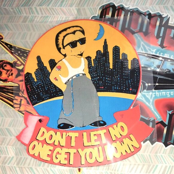 Vintage "Don't Let No One Get You Down" - IRON ON TRANSFER - Rare - Picture 3 of 4